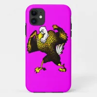 Cartoon Fighting Eagle Case-Mate iPhone Case