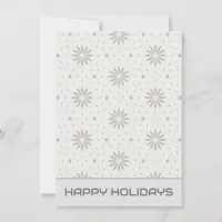 Patterned Holiday Card