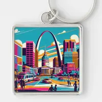 St Louis, Missouri | The Gateway Arch  Keychain