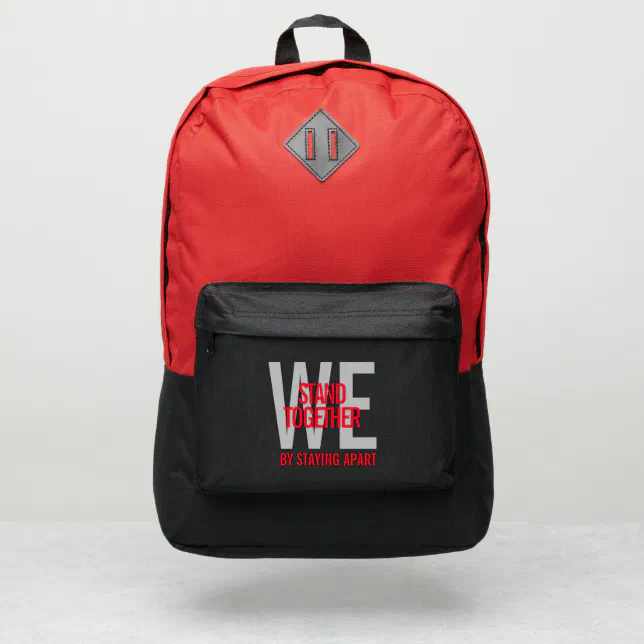 Ironic We Stand Together By Staying Apart Port Authority&#174; Backpack