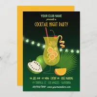 Club/Corporate Cocktail Night Party Invitation