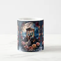 Beautiful Bride & Groom Standing by the Sea Coffee Mug