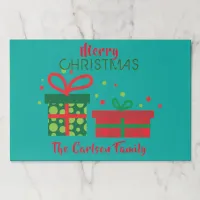 Festive Holidays Merry Christmas Gift Boxes Paper Pad