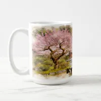 Tranquil Kyoto Japan Watercolor Sketch | Coffee Mug