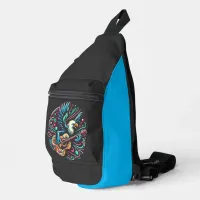 Peaceful Creatures in the Meadow Earth Day Sling Bag