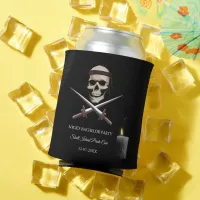 Nautical Pirate-Themed Buccaneer Bachelor/Birthday Can Cooler