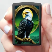 Eagle Soft Light Of A Full Moon Zippo Lighter