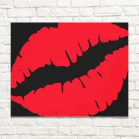 Pick Your Lipstick Color Kiss Canvas Print