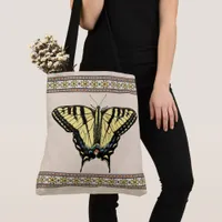 Southwestern Yellow Swallowtail Butterfly Tote Bag