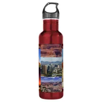 Arizona Desert Collage Water Bottle