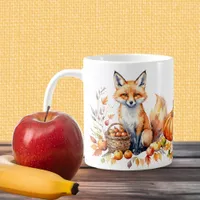 Cozy Autumn Fox  Coffee Mug