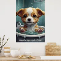 Splish Splash Cute Funny Posters with Quotes