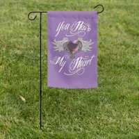 You Have My Heart Pink Garden Flag