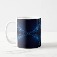 Whimsical Cute Sparkles on Deep Blue  Coffee Mug