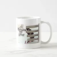 Pounce on Life Fun Motivating Photo Saying Cat Coffee Mug