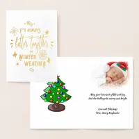 Always Better Together in Winter Weather Xmas, ZSG Foil Card