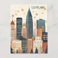 Travel to Cleveland Ohio Postcard