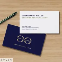 Simple Minimalist Business Cards with Custom Logo