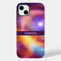 Galaxy Abstract Stars Cosmic Gases Your Name Case-Mate iPhone 14 Plus Case