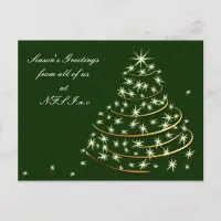 Corporate Christmas Greeting PostCards