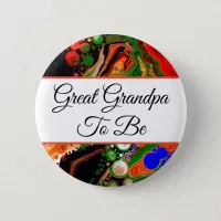 Great Grandpa To Be | Boy's  Baby Shower  Button