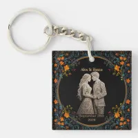 Bride & Groom Royal Classic Keychain