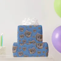 Cute red kitten - cat pattern wrapping paper