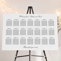 Seating Charts with 21 Tables