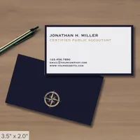 Minimalist Luxury Accountant Business Card