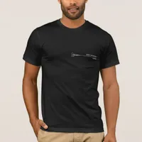 Minimalist Scissors Barber Employee Apparel T-Shirt