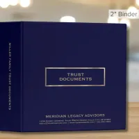 Professional Trust Documents Binder 2 Inch