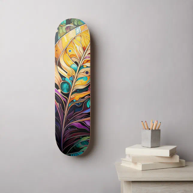 Whimsical Forest Skateboard