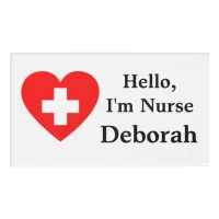 Personalized Hello, Im Nurse Name Tag