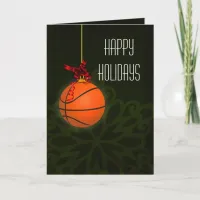 for a basketball player Christmas Cards