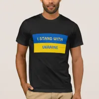 I Stand with Ukraine | Support   T-Shirt