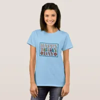 Happy Mother's Day Retro Typography  T-Shirt