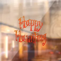 Happy Haunting Window Cling