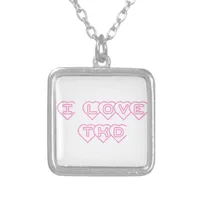 Martial Arts I Love TKD Necklace