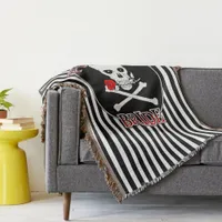 Pirate Bride Throw Throw Blanket