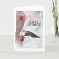 Hummingbird Birthday Card