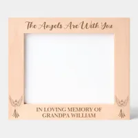 The Angels Are With You | In Loving Memory 10x8 Etched Frames