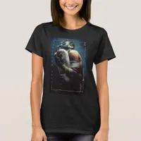 A futuristic plant oxygen mask dark wonders T-Shirt