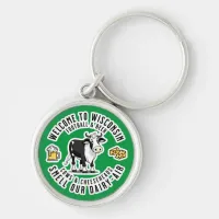 Welcome to Wisconsin, Smell our Dairy Air Keychain