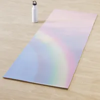 Rainbow of hope - pastel, yoga mat