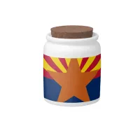 State of Arizona Flag Candy Jar