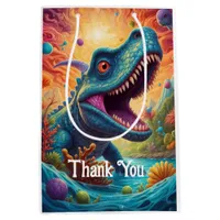 Baby shower Dino-Mite  Medium Gift Bag