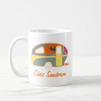 Personalized Retro Caravan Owners Mugs