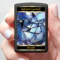 Holographic Shards Reflecting Light Zippo Lighter