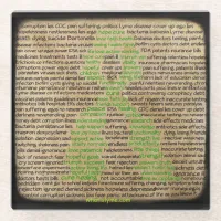 Lyme Disease Feelings Awareness Coaster