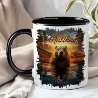 Beaver Sunrise Lake Reflection Mug